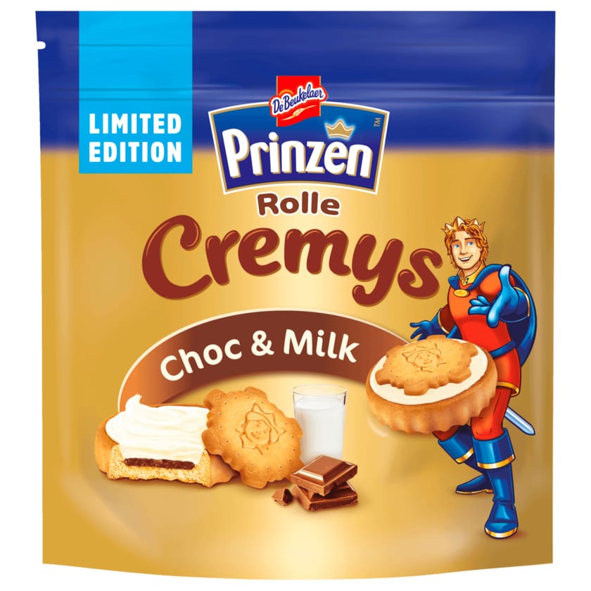 Prinzen Rolle Gefüllte Kekse Cremys Choc & Milk 172g